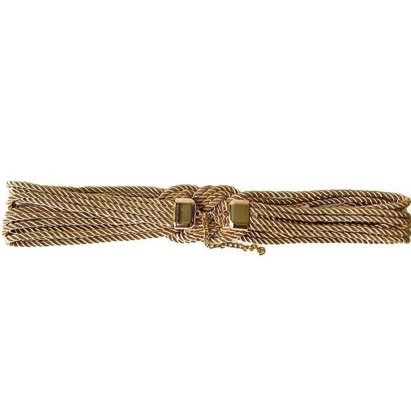 Satin Rope Belt | Gold-Sacha Drake-Shop 12 Bendigo