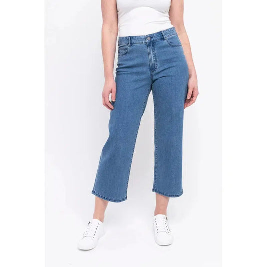 Wide Leg Denim Jean | Dark Denim-Jump-Shop 12 Bendigo